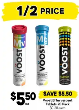 Drakes Voost Effervescent Tablets offer