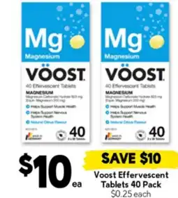 Drakes Voost Effervescent Tablets offer