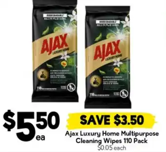 Drakes Ajax Luxury Home Multipurpose Cleaning Wipes offer