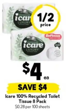Drakes Icare 100% Recycled Toilet Tissue offer