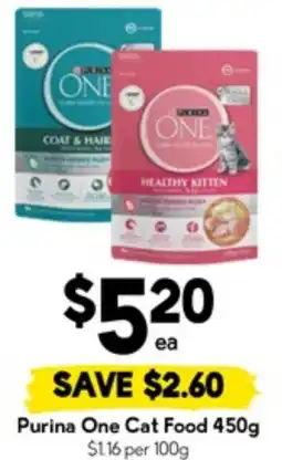 Drakes Purina One Cat Food offer