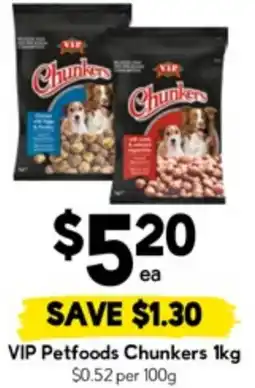 Drakes VIP Petfoods Chunkers offer
