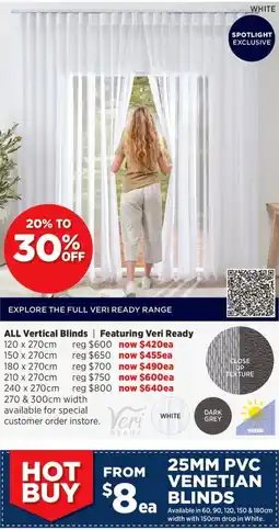 Spotlight ALL Vertical Blinds offer