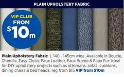 Spotlight Plain Upholstery Fabric offer