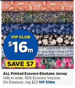 Spotlight ALL Printed Ecovero Elastane Jersey offer