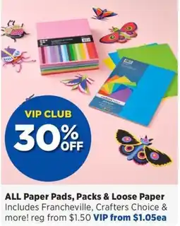 Spotlight ALL Paper Pads, Packs & Loose Paper offer