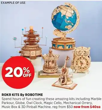 Spotlight Rokr kits by robotime offer
