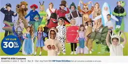 Spotlight SPARTYS KIDS Costumes offer