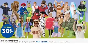 Spotlight SPARTYS KIDS Costumes offer