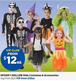 Spotlight SPOOKY HOLLOW Kids Costumes & Accessories offer