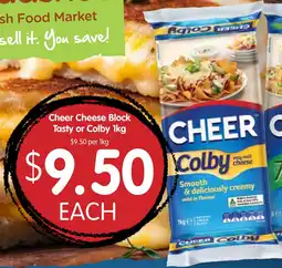 Spudshed Cheer Cheese Colby offer