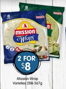 Spudshed Mission Wrap Varieties offer