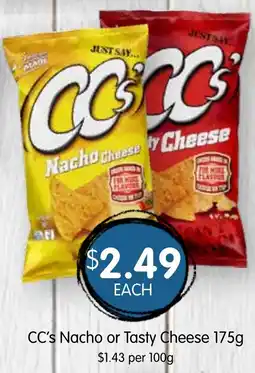 Spudshed CC's Nacho or Tasty Cheese offer