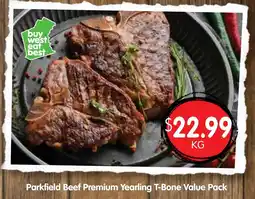 Spudshed Parkfield Beef Premium Yearling T-Bone Value Pack offer
