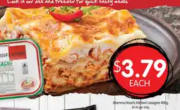 Spudshed Mamma Rosa's Kitchen Lasagne offer
