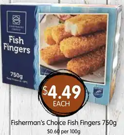 Spudshed Fisherman's Choice Fish Fingers offer