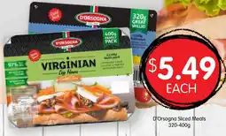 Spudshed D'Orsogna Sliced Meats offer