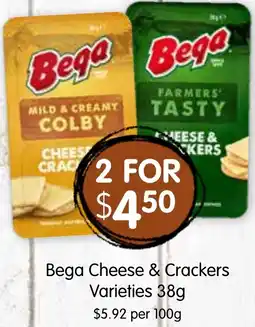 Spudshed Bega Cheese & Crackers Varieties offer