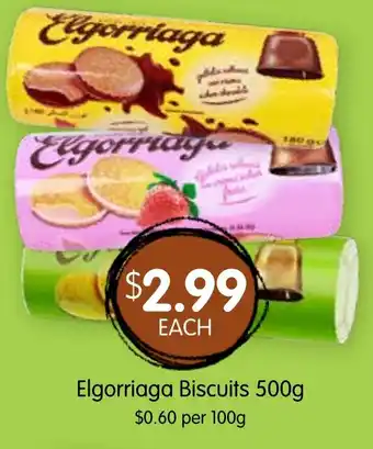 Spudshed Elgorriaga Biscuits offer