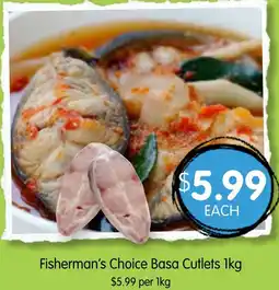 Spudshed Fisherman's Choice Basa Cutlets offer