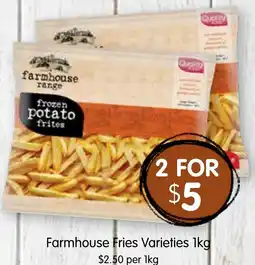 Spudshed Farmhouse Fries Varieties offer