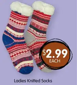Spudshed Ladies Knitted Socks offer