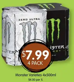 Spudshed Monster Varieties offer