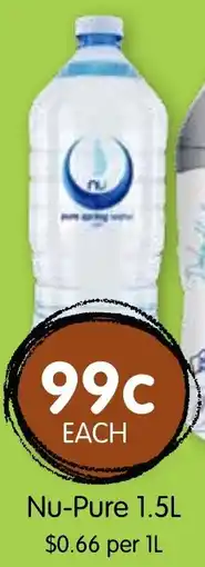 Spudshed Nu-Pure offer