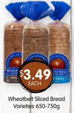 Spudshed Wheatbelt Sliced Bread Varieties offer