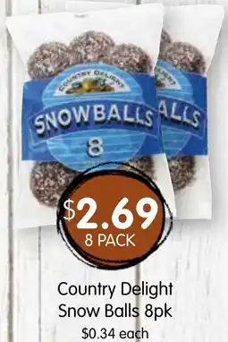 Spudshed Country Delight Snow Balls offer