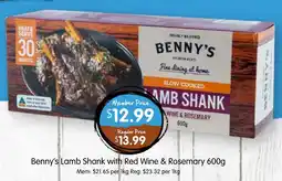 Spudshed Benny's Lamb Shank with Red Wine & Rosemary offer