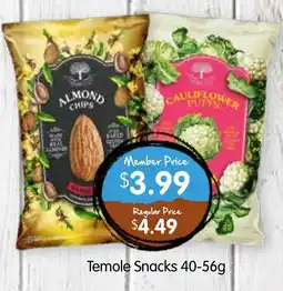 Spudshed Temole Snacks offer