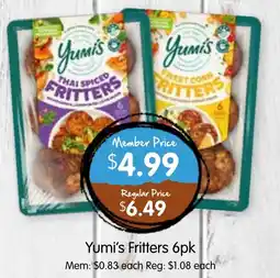 Spudshed Yumi's Fritters offer
