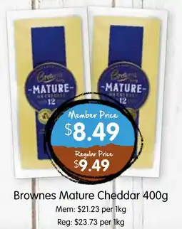 Spudshed Brownes Mature Cheddar offer