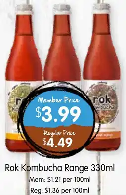 Spudshed Rok Kombucha Range offer