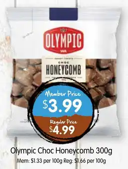 Spudshed Olympic Choc Honeycomb offer