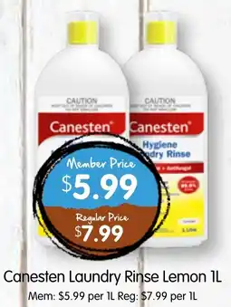 Spudshed Canesten Laundry Rinse Lemon offer