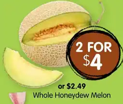 Spudshed Whole Honeydew Melon offer