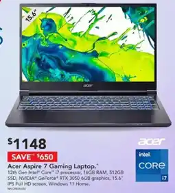 Harvey Norman Acer Aspire 7 Gaming Laptop offer