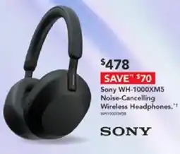 Harvey Norman Sony WH-1000XM5 Noise-Cancelling Wireless Headphones offer
