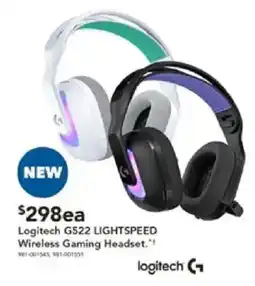 Harvey Norman Logitech G522 LIGHTSPEED Wireless Gaming Headset offer