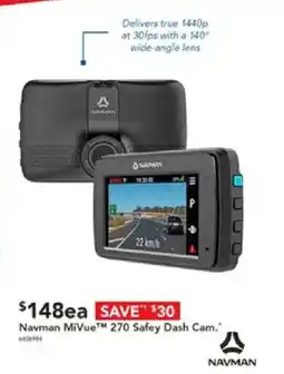 Harvey Norman Navman MiVu 270 Safey Dash Cam offer