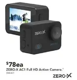 Harvey Norman ZERO-X AC1 Full HD Action Camera offer