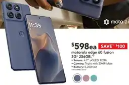 Harvey Norman motorola edge 60 fusion 5G 256GB offer