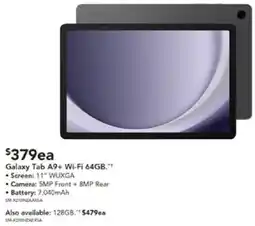Harvey Norman Galaxy Tab A9+ Wi-Fi 64GB offer