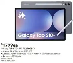 Harvey Norman Galaxy Tab S10+ Wi-Fi 256GB offer