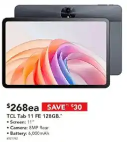 Harvey Norman TCL Tab 11 FE 128GB offer