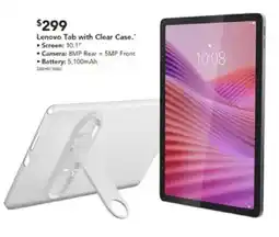 Harvey Norman Lenovo Tab with Clear Case offer