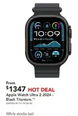Harvey Norman Apple Watch Ultra 2 2024 - Black Titanium offer