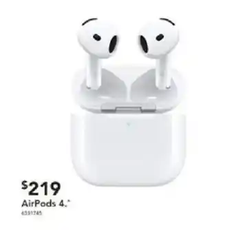 Harvey Norman AirPods 4.* offer